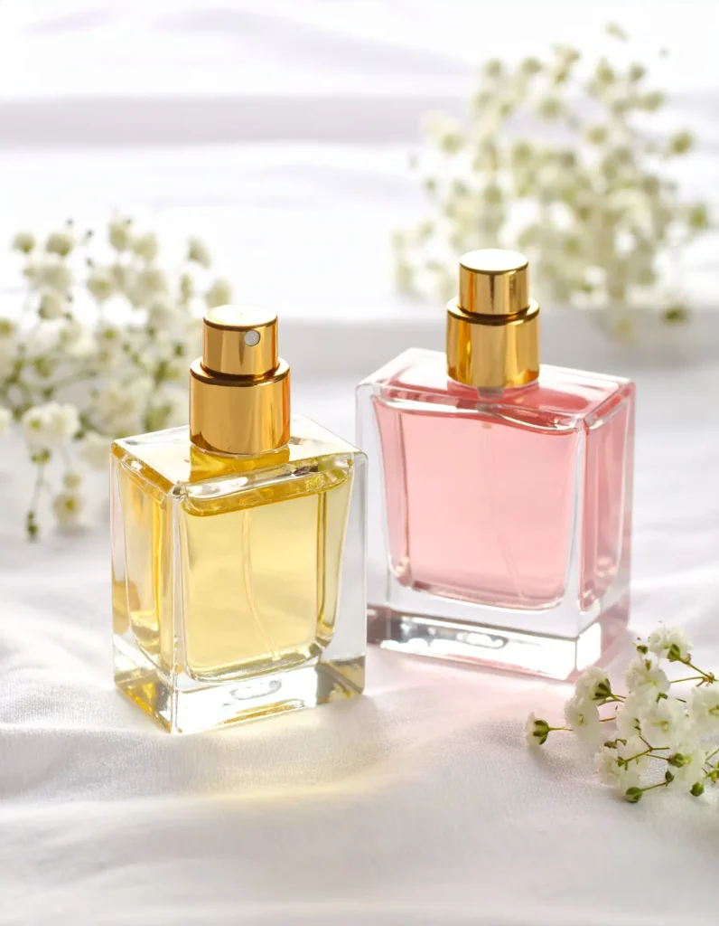 Marc Jacobs Daisy and Chloé Eau de Parfum bottles representing popular soft feminine perfumes